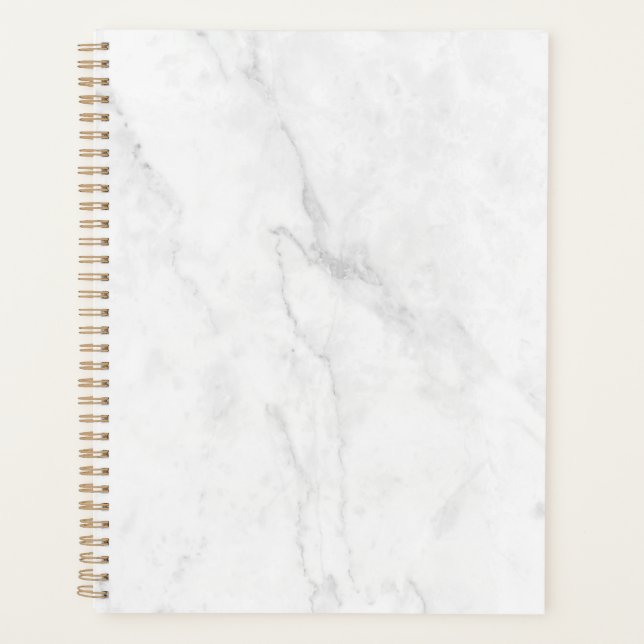 Agenda Mármore Branco (Frente)