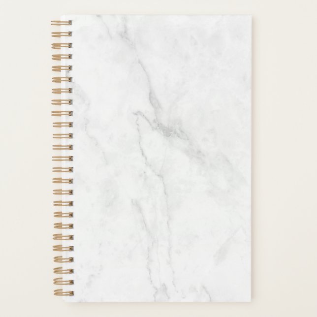 Agenda Mármore Branco (Frente)