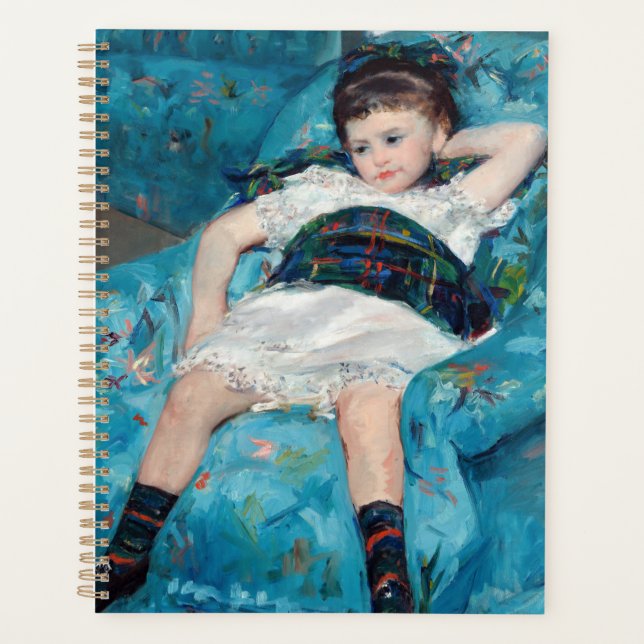 Agenda Mary Cassatt - Menina em uma Cadeira Azul (Frente)