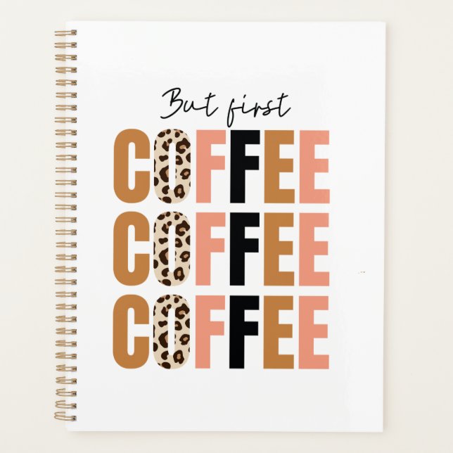Agenda Mas Primeiro, Caneca de Café – Motivação Clássica  (Frente)