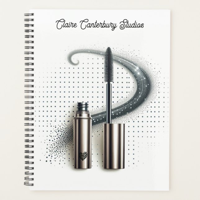 Agenda Máscara de Rímel Metálico (Frente)