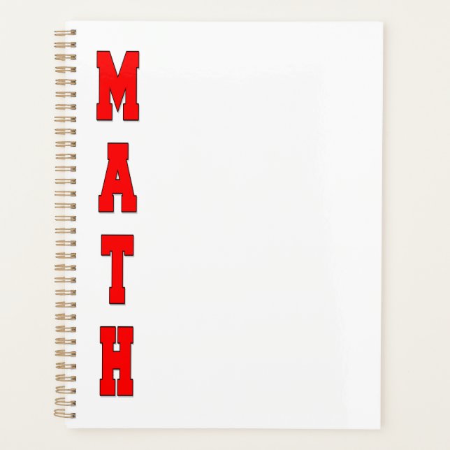 Agenda Matemática (Frente)