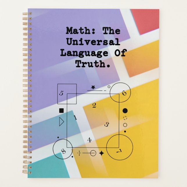 Agenda Math Universal Language | Truth & Logic Educator (Frente)