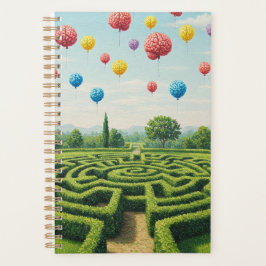 Agenda Maze Brain Balloons Planner
