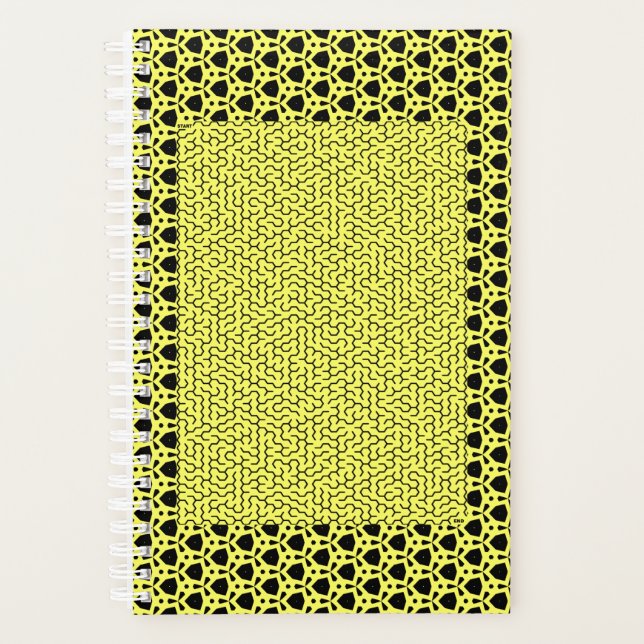 Agenda Maze hexágono amarelo (Frente)