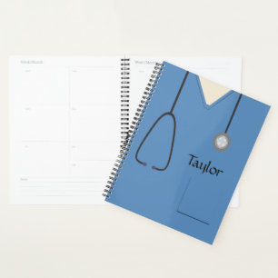 Agenda Médico Escrupula Nirse Dr Blue Planner