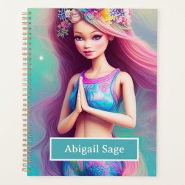 Agenda Meditação de Yoga Girl Personalizada