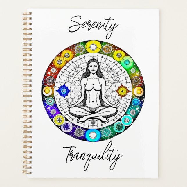 Agenda Meditação Tranquil e Serena Pacífica (Frente)