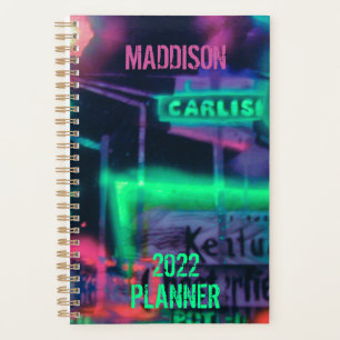 Agenda Medley de Luzes Vermelhas Roxas