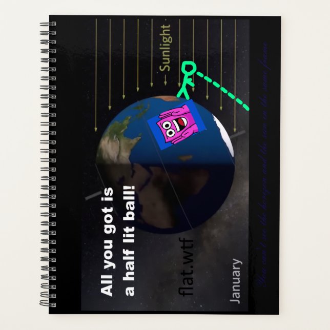Agenda Meia bola iluminada! (Frente)