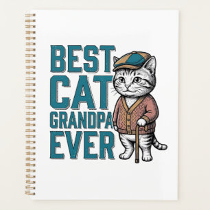 Agenda Melhor Avô de Gato de Todos os Tempos Camisa Vinta