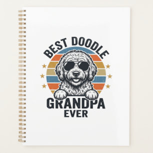 Agenda Melhor Avô Doodle de Todos os Tempos Camisa Vintag