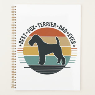 Agenda Melhor Camisa de Cachorro Vintage Pai Fox Terrier 