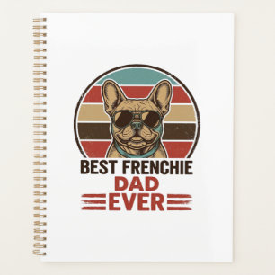 Agenda Melhor Camisa Vintage de Bulldog do Papai Francês 