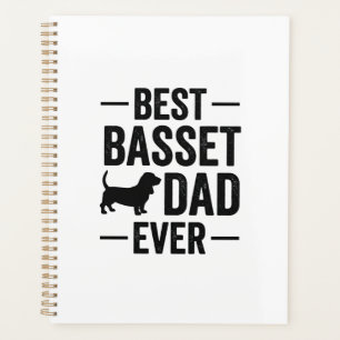 Agenda Melhor Pai Basset de Todos os Tempos Camisa de Cac