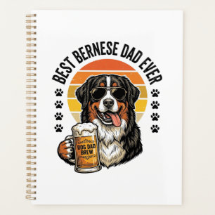 Agenda Melhor Pai Bernese de Todos os Tempos Camisa de Ce
