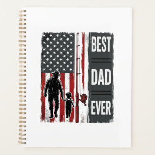 Agenda Melhor Pai de Todos Bandeira de Pesca Design Vetor