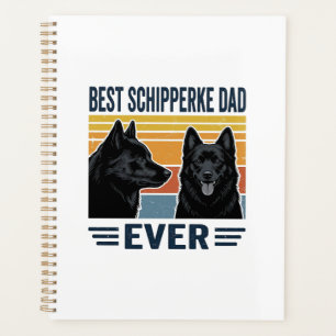 Agenda Melhor Pai Schipperke de Todos os Tempos Design Ve
