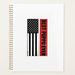 Agenda Melhor Poppo de Todos Patriótico Bandeira Gráfica 