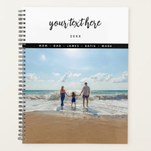 Agenda Memórias personalizadas de amor da família de foto