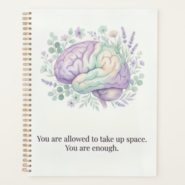 Agenda Mental Health Awareness Notebook – “You Are Enough (Frente)