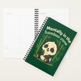 Agenda Mentally in the Bamboo Zone – Chibi Panda Notebook