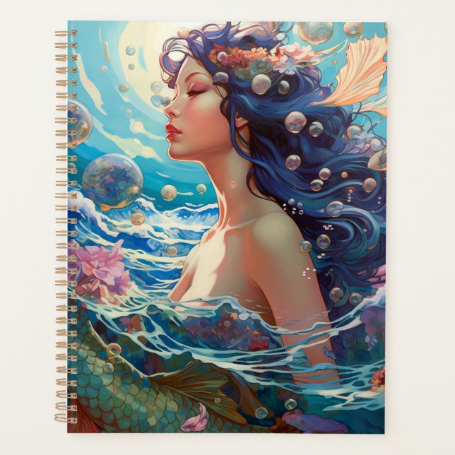 Agenda Mermaid Sea Goddese Fantasy Art (Frente)