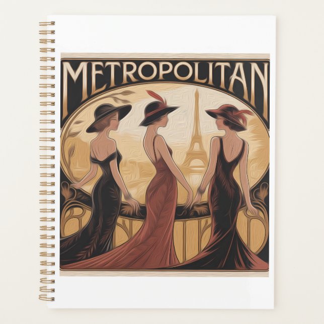 Agenda Metropolitan Art Nouveau (Frente)
