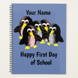 Agenda Meu amigo, o pinguim, personalizado para crianças