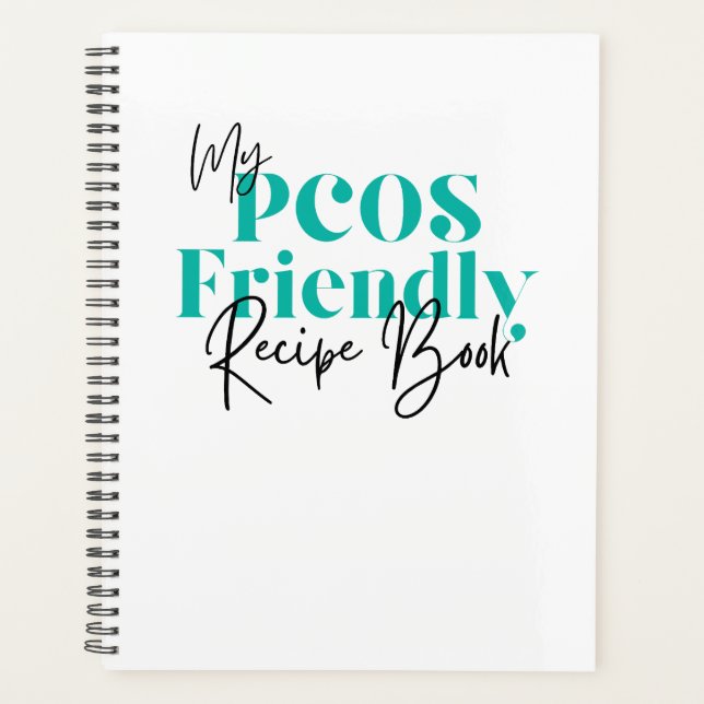 Agenda Meu Livro de Receita do PCOS (Frente)
