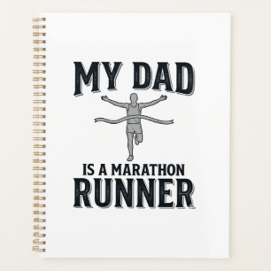 Agenda Meu Pai É um Corredor de Maratona Camisa Vintage D