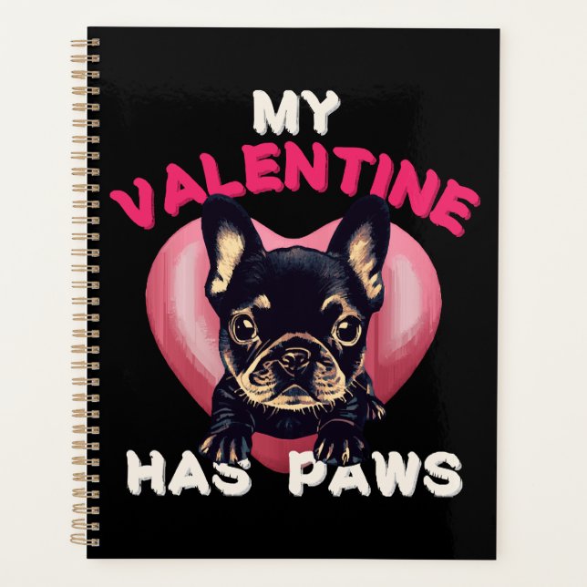 Agenda Meu Valentim tem Patas amante de cães (Frente)