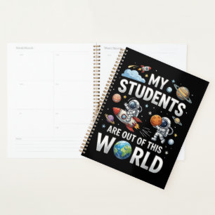 Agenda Meus Alunos Estão Fora Neste Mundo Espacial 