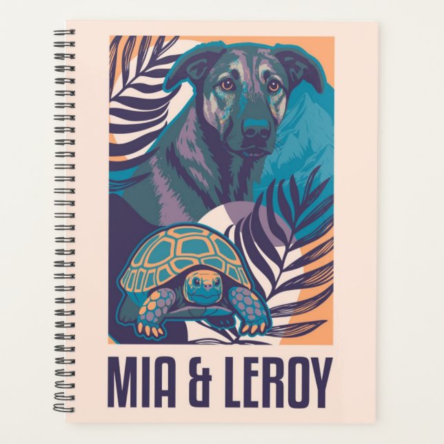 Agenda Mia Leroy Cão Tártaro (Frente)