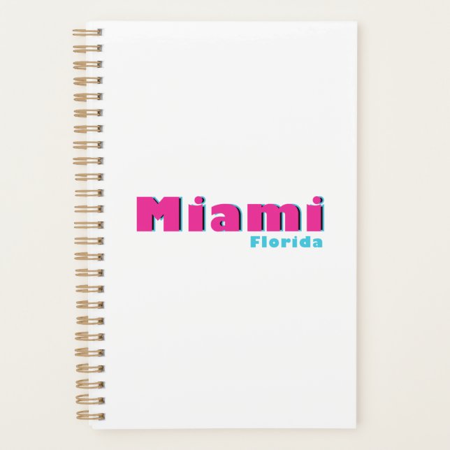 Agenda Miami, Florida Planner   (Frente)