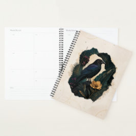 Agenda Midnight Botanical Raven