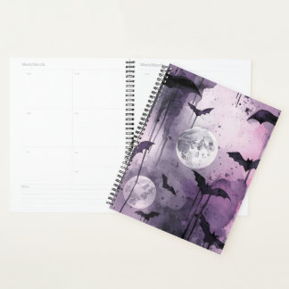 Agenda Midnight Flight Gothic Planner | Velvet Chaos Cove
