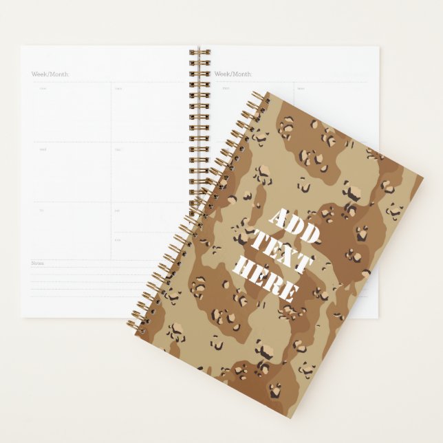 Agenda Militares do Desert Camouflage 'Chocolate Chip' (Exibição)