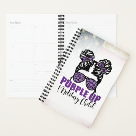 Agenda Militares - Erga o Roxo Criança Militar