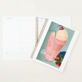 Agenda Milkshake de Morango