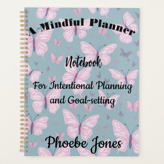 Agenda Mindful Planner for Intentional Planning and Goal- (Frente)