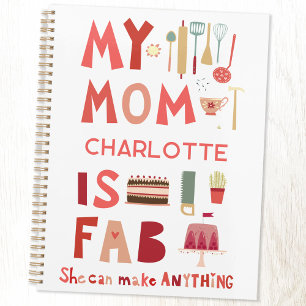 Agenda Minha mãe é Fab Personalizada Divertida