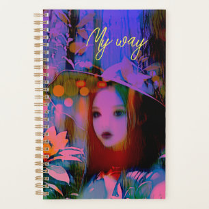 Agenda Minha maneira, uma bela abstrato