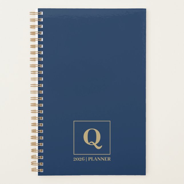 Agenda Minimalist 2026 Planner | Elegant Modern Design (Frente)