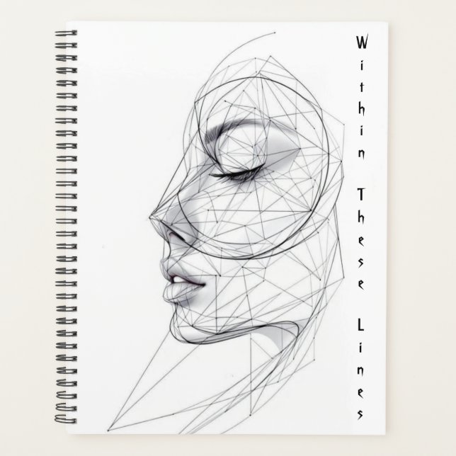 Agenda Minimalist Continuous Line Art (Frente)