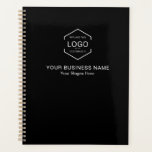Agenda Minimalist Logo QR Code Business Black White Text<br><div class="desc">Minimalist Logo QR Code Business Black White Text Planner</div>