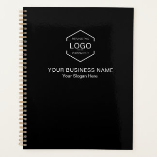 Agenda Minimalist Logo QR Code Business Black White Text