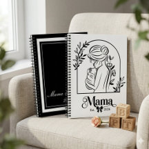 Minimalista Preto e Branco 1º Dia das Mães Est.