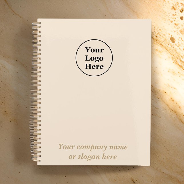 Agenda Mínimo bege simples (Criador carregado)