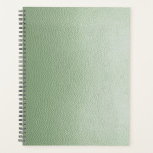 Agenda Mint Green Leather